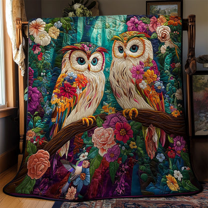 Couple Owl WY1012029CL Quilt