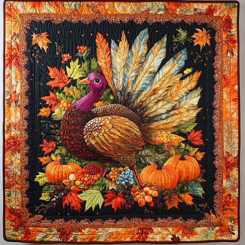 Turkey Thanksgiving WY1911011CL Quilt
