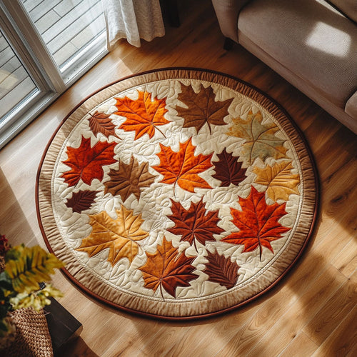 Dance of Maple CW0808013CL Quilted Round Mat