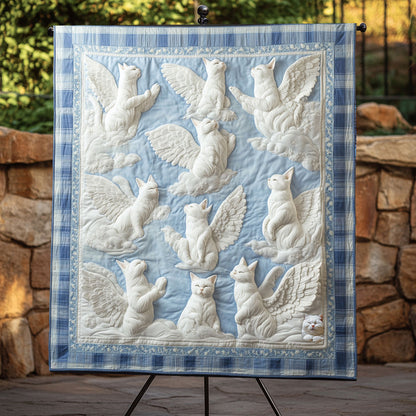 Angel Cat WU1210007CL Quilt