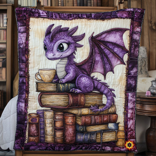 Dragon In Library WY0511003CL Quilt