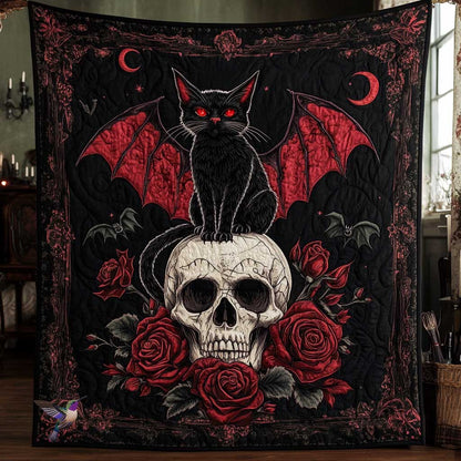 Mystic Cat Skull WN3110071CL Quilt