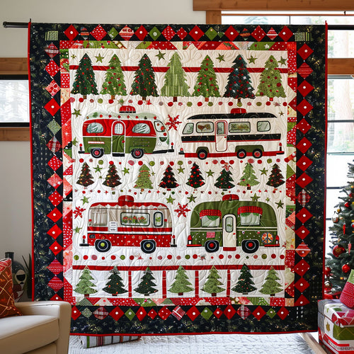 Christmas Camper Van WJ1810007CL Quilt