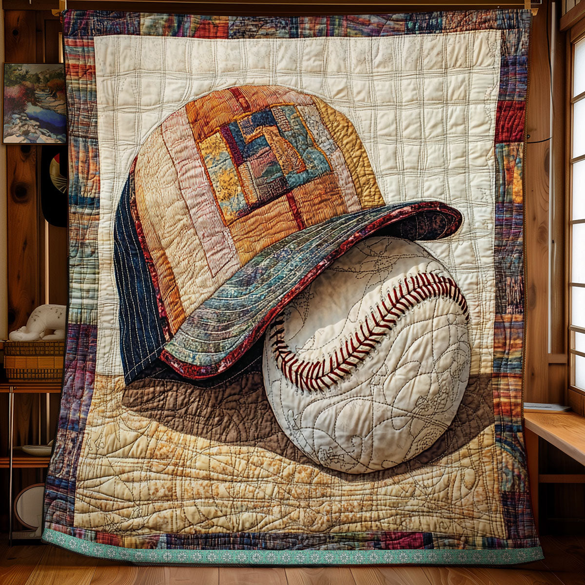 Baseball Patchwork WX0312002CL Quilt