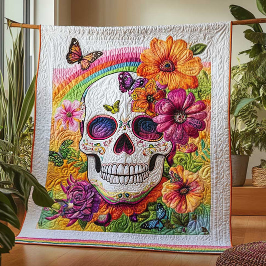 Skull Blossom WN2210044CL Quilt