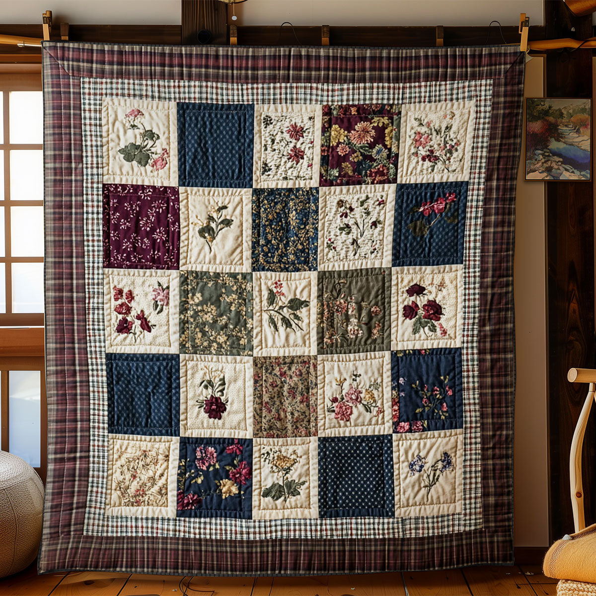 Flowers Garden WY1302018CL Quilt