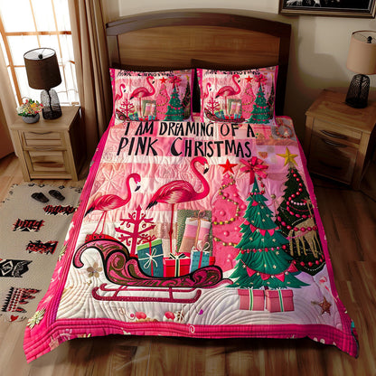 Christmas Flamingo WJ2309030CL Duvet Cover Set