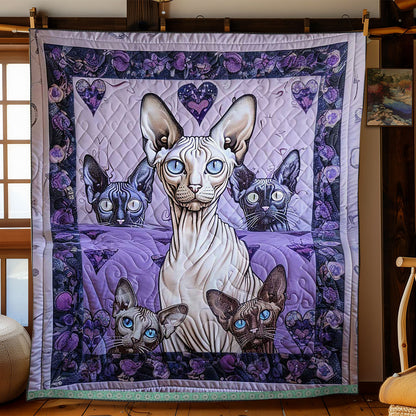 Purple Sphynx WJ2409022CL Quilt