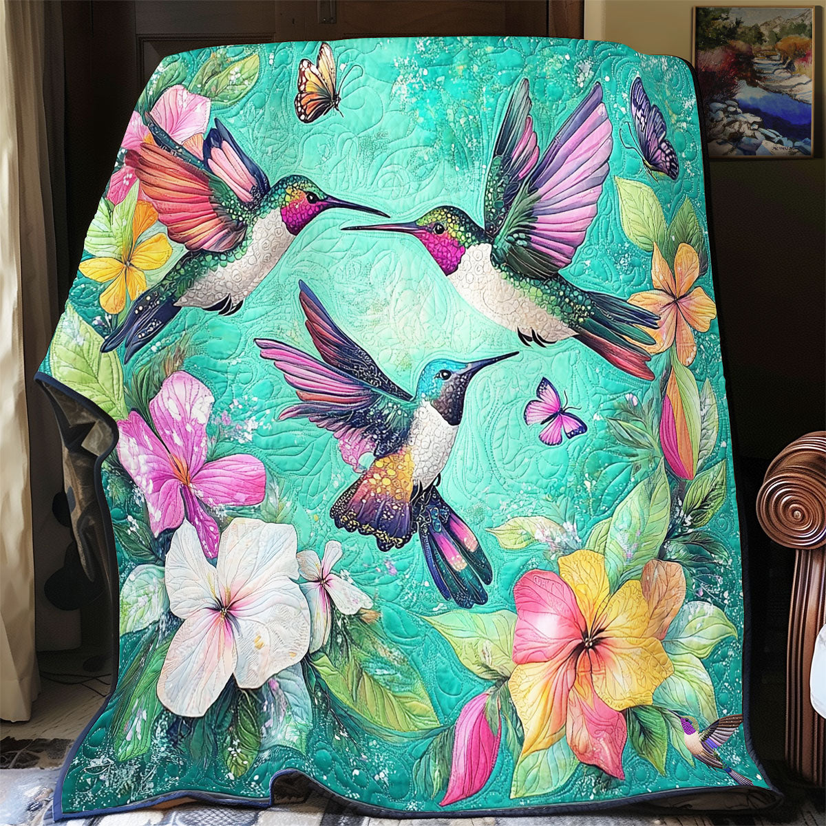 Hummingbird WY1511021CL Quilt
