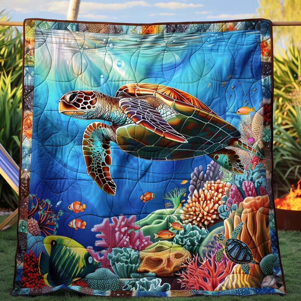 Turtle Reef Glow WN1110002CL Quilt