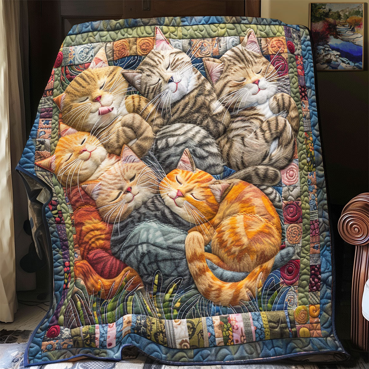 Sleeping Cat WY0801085CL Quilt