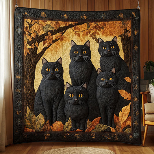 Autumn Black Cat CP1005023CL Quilt