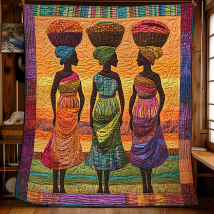 Vibrant African WY2001019CL Quilt