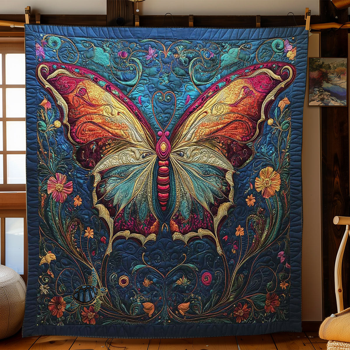 Mystic Butterfly Garden WN1612006CL Quilt