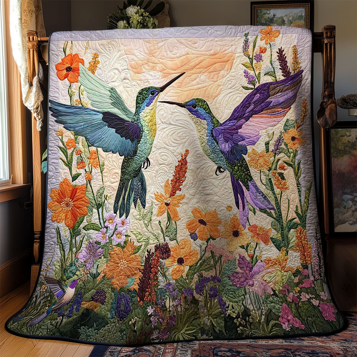 Dancing Hummingbird WN2810085CL Quilt