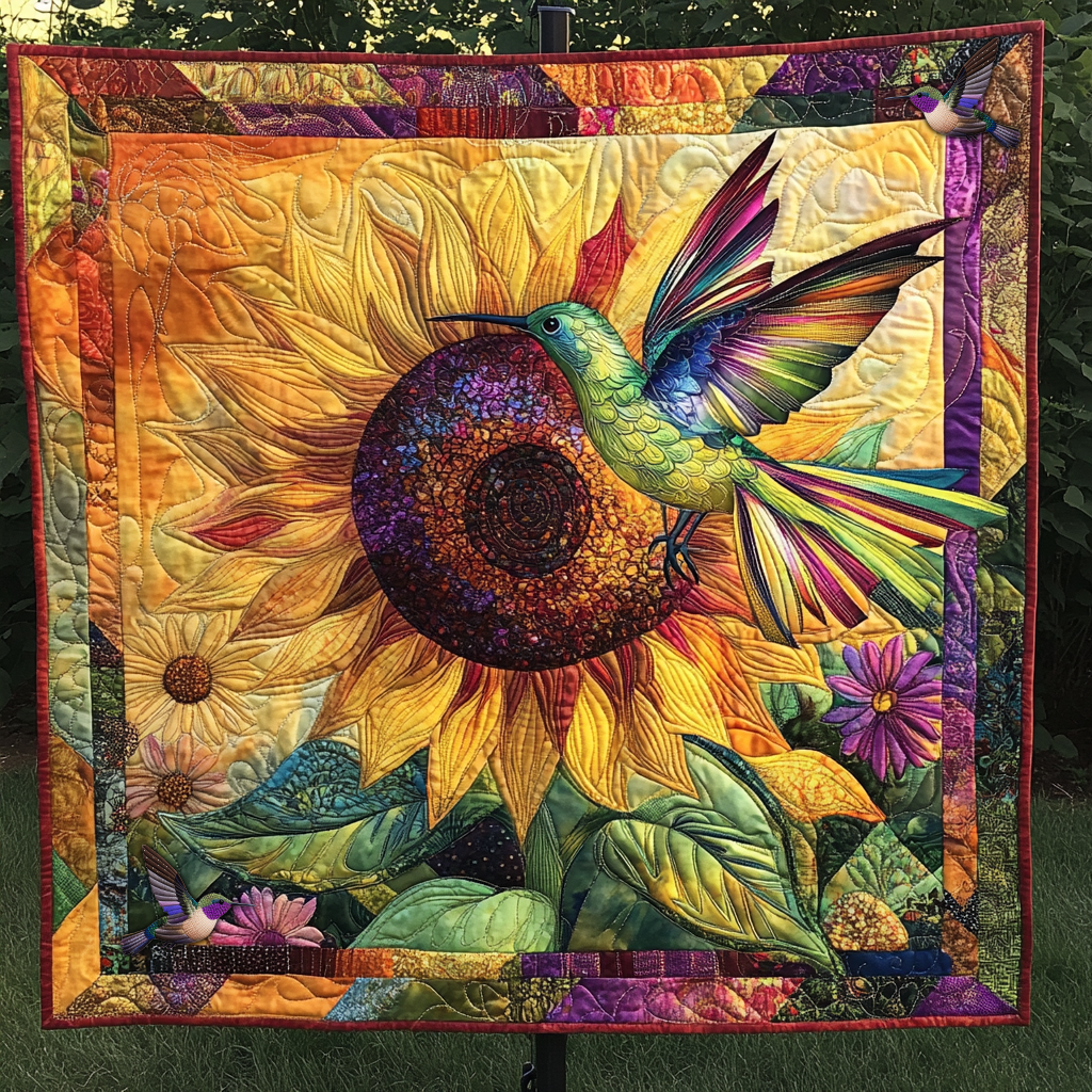 Hummingbird Garden Delight WN0310067CL Quilt