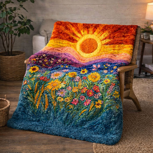 Sunrise And Wildflower WJ1401002CL Faux Fur Throw Blanket