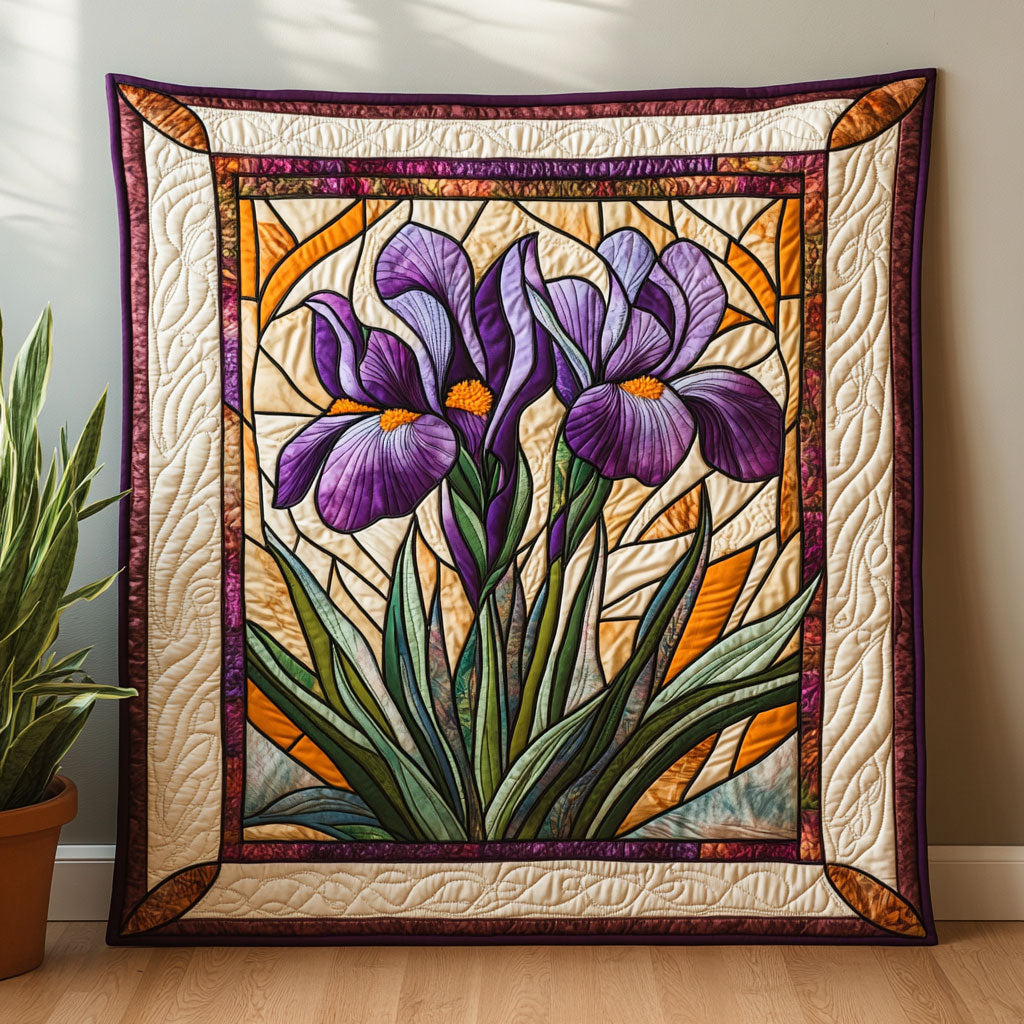 Iris Bloom CW1806006CL Quilt