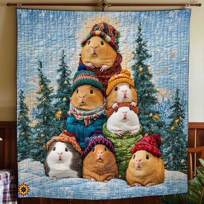 Guinea Pigs In Winter WY2512012CL Quilt