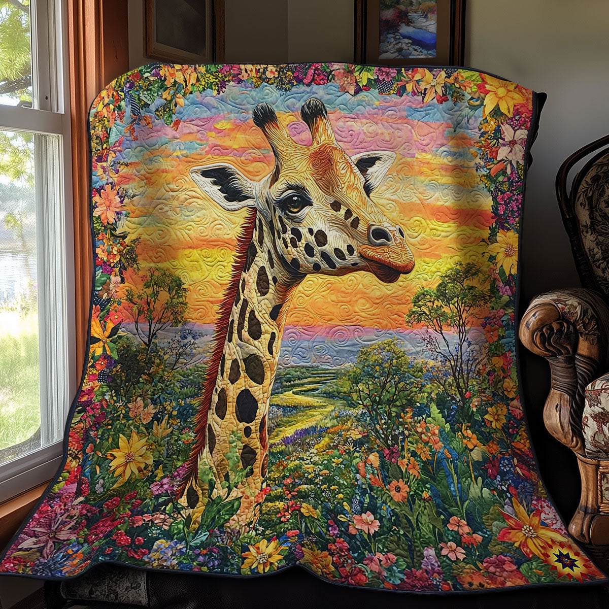 Giraffe WY2711009CL Quilt