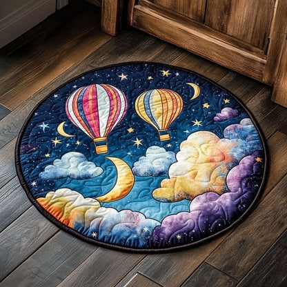 Moonlit Balloon Dream CW1507030CL Quilted Round Mat