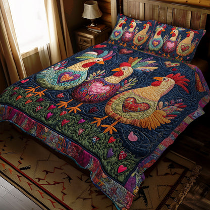 Patchwork Chicken WJ1811035CL Duvet Cover Set