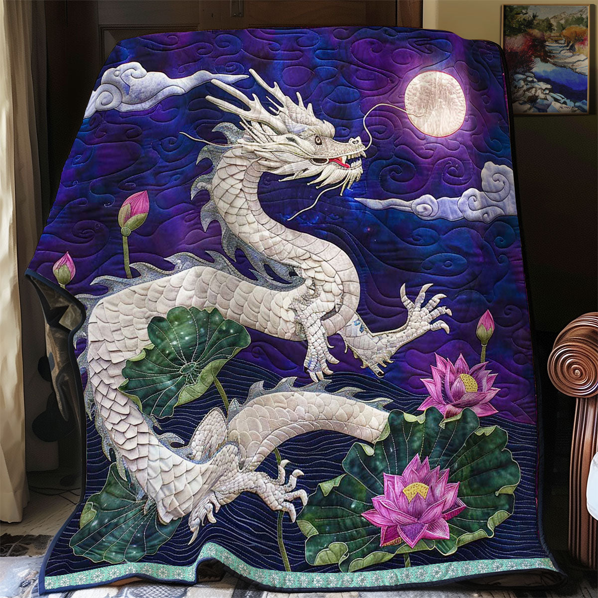 Lotus Dragon WJ1309015CL Quilt