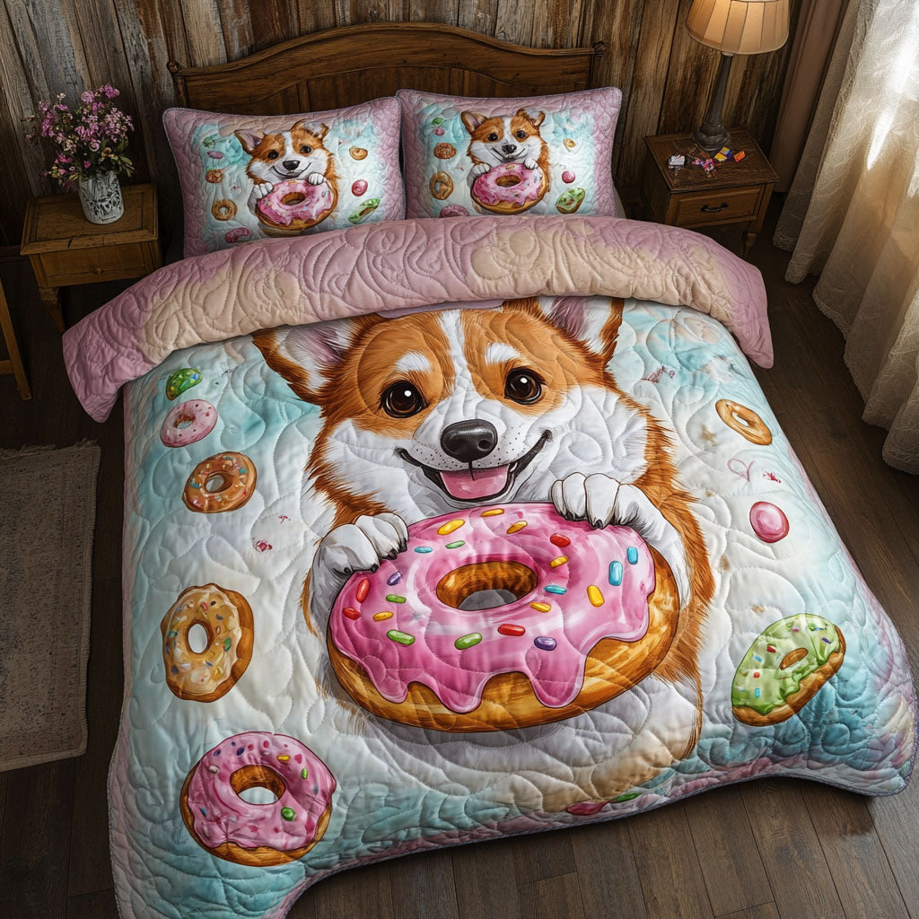 Corgi Donut WT2402016CL Duvet Cover Set