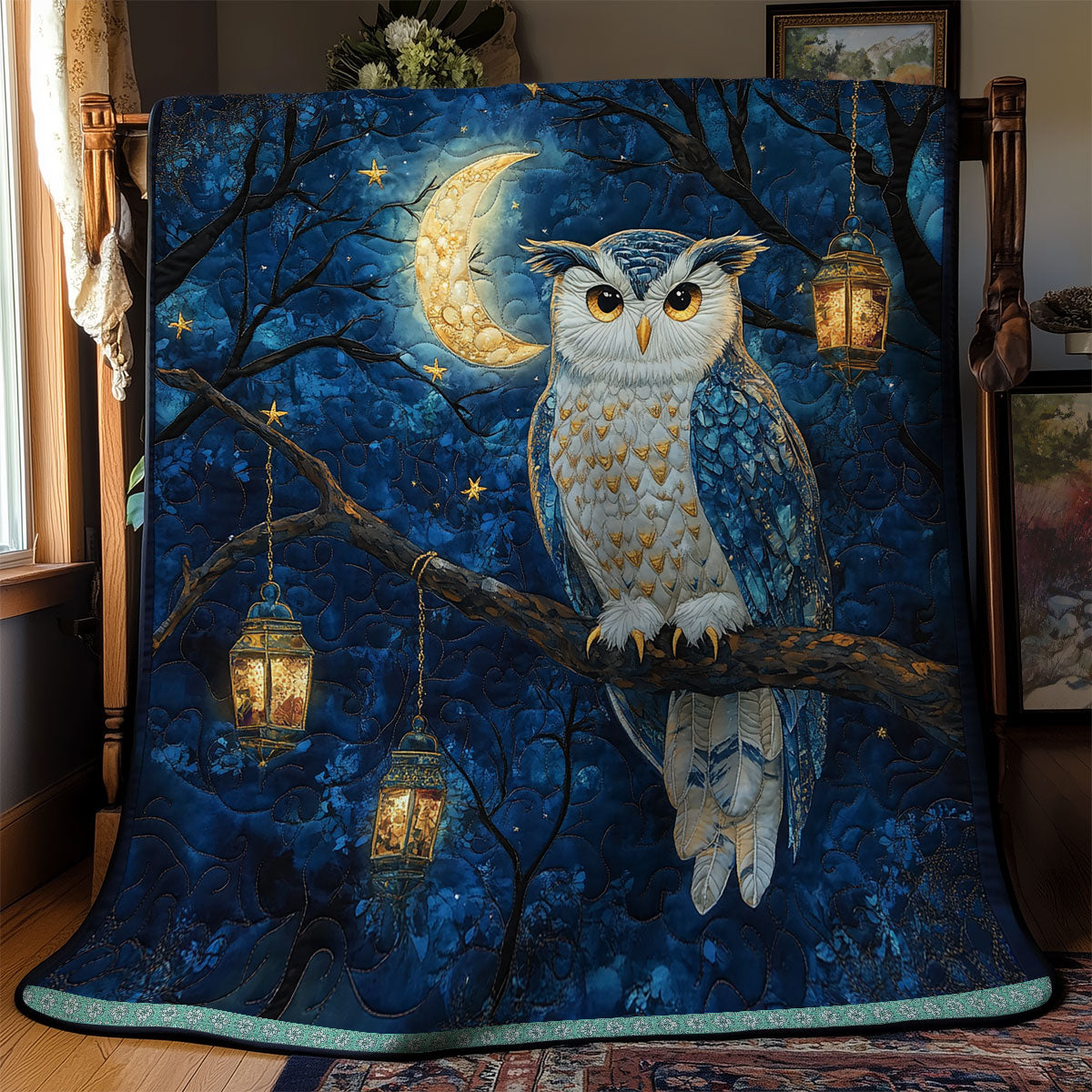 Owl Night WX1212037CL Quilt