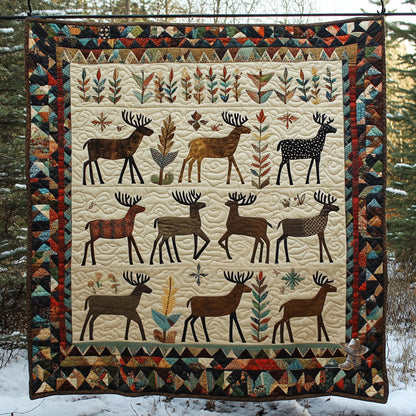 Reindeer  WU0710024CL Quilt