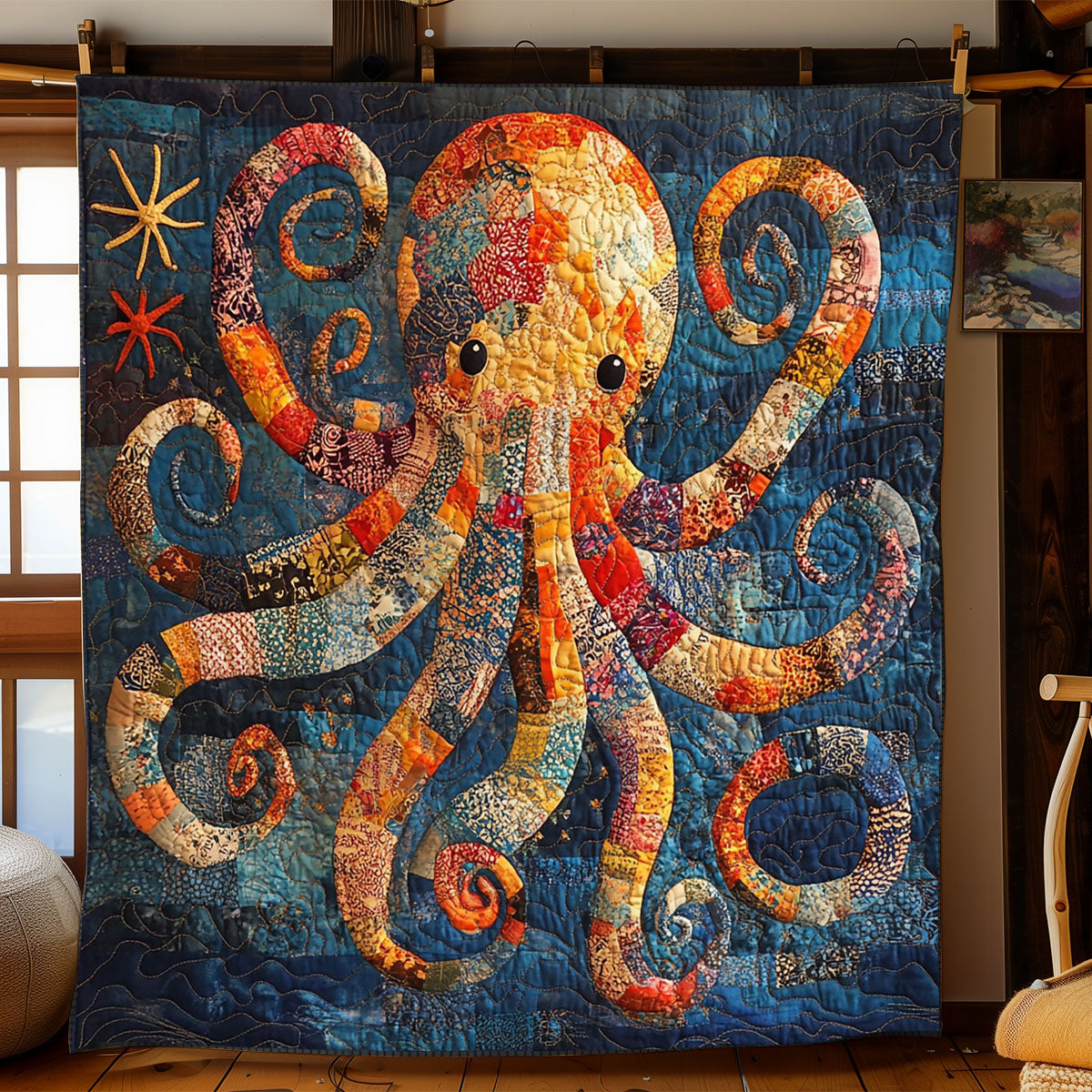 Patchwork Octopus WJ1703020CL Quilt
