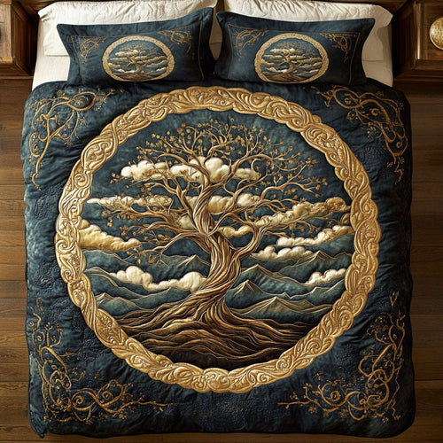 Mystic Circle Of Tree WY2201026CL Duvet Cover Set