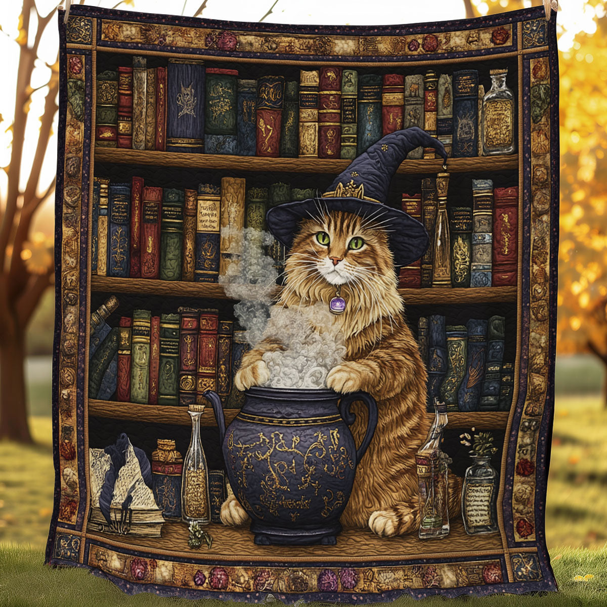 Wizard Cat XB0303018CL Quilt