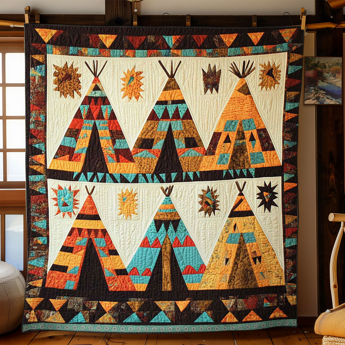 Native American WJ2409017CL Quilt