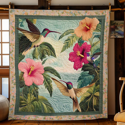 Hummingbird Paradise WN0811007CL Quilt