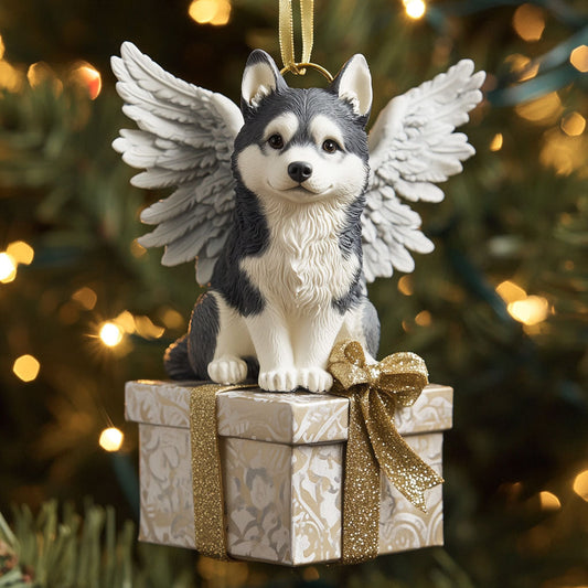 Heaven Husky CP2411133CL Christmas Ornament