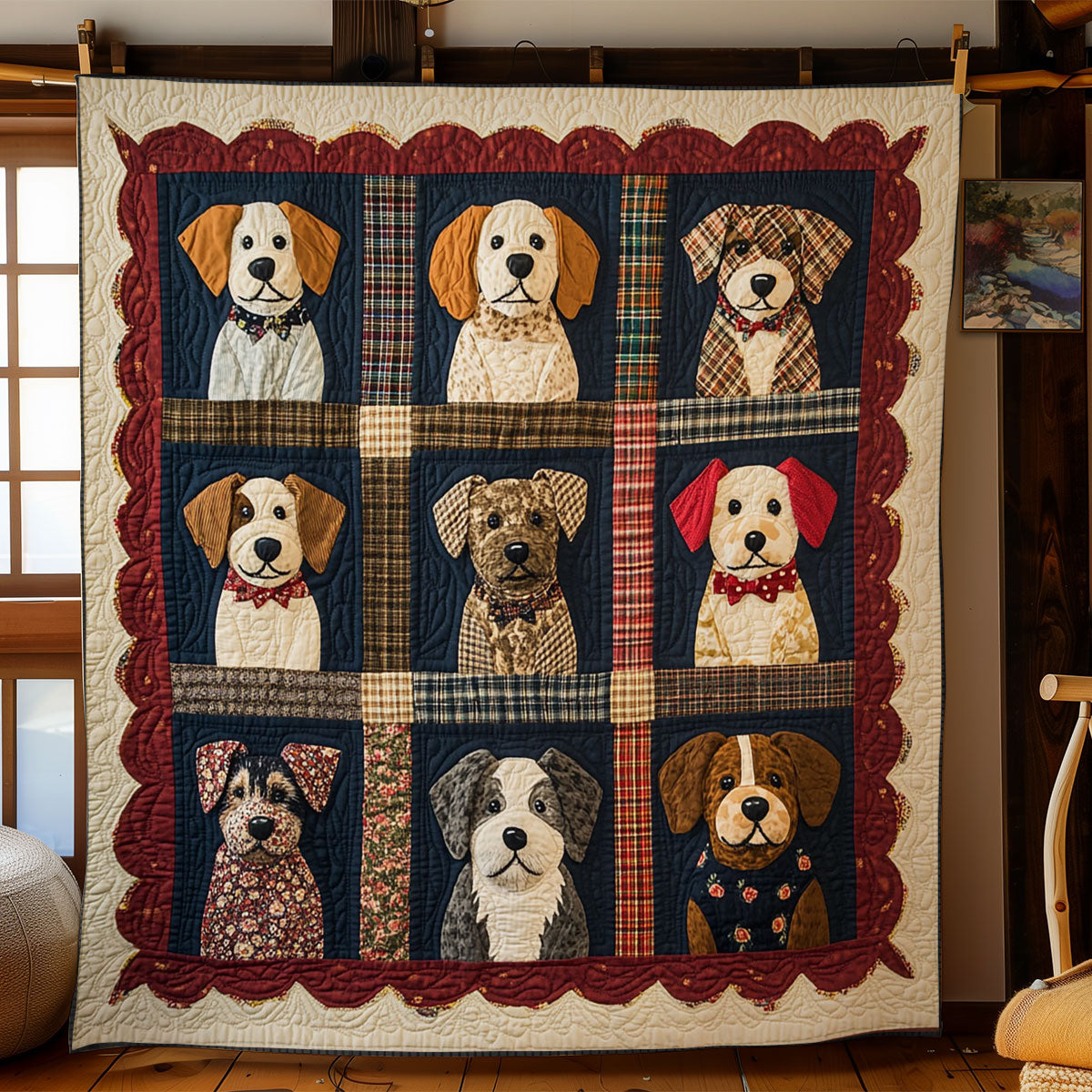 Cute Puppy WY1502041CL Quilt