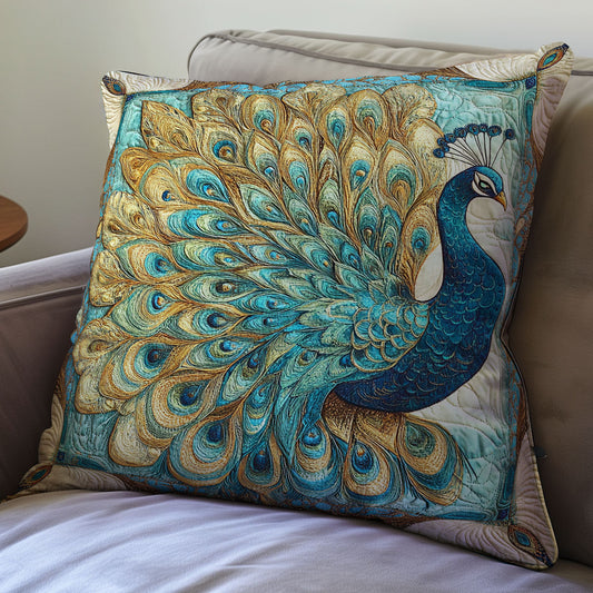 Stunning Peacock WX2312130CL Quilt Pillow Case