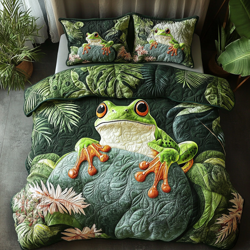 Tropical Frog Paradise YR1001030CL Duvet Cover Set