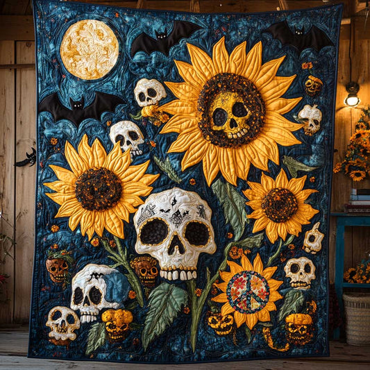 Moonlit Skull WN2810056CL Quilt