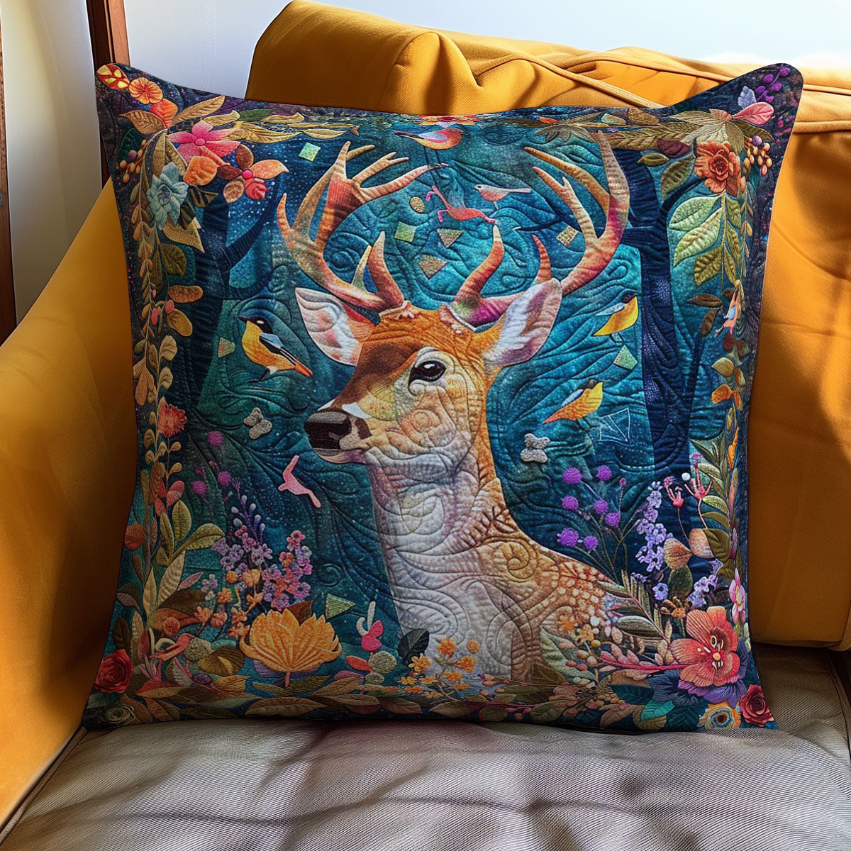 Dreamy Deer WJ1209038CL Quilt Pillow Case