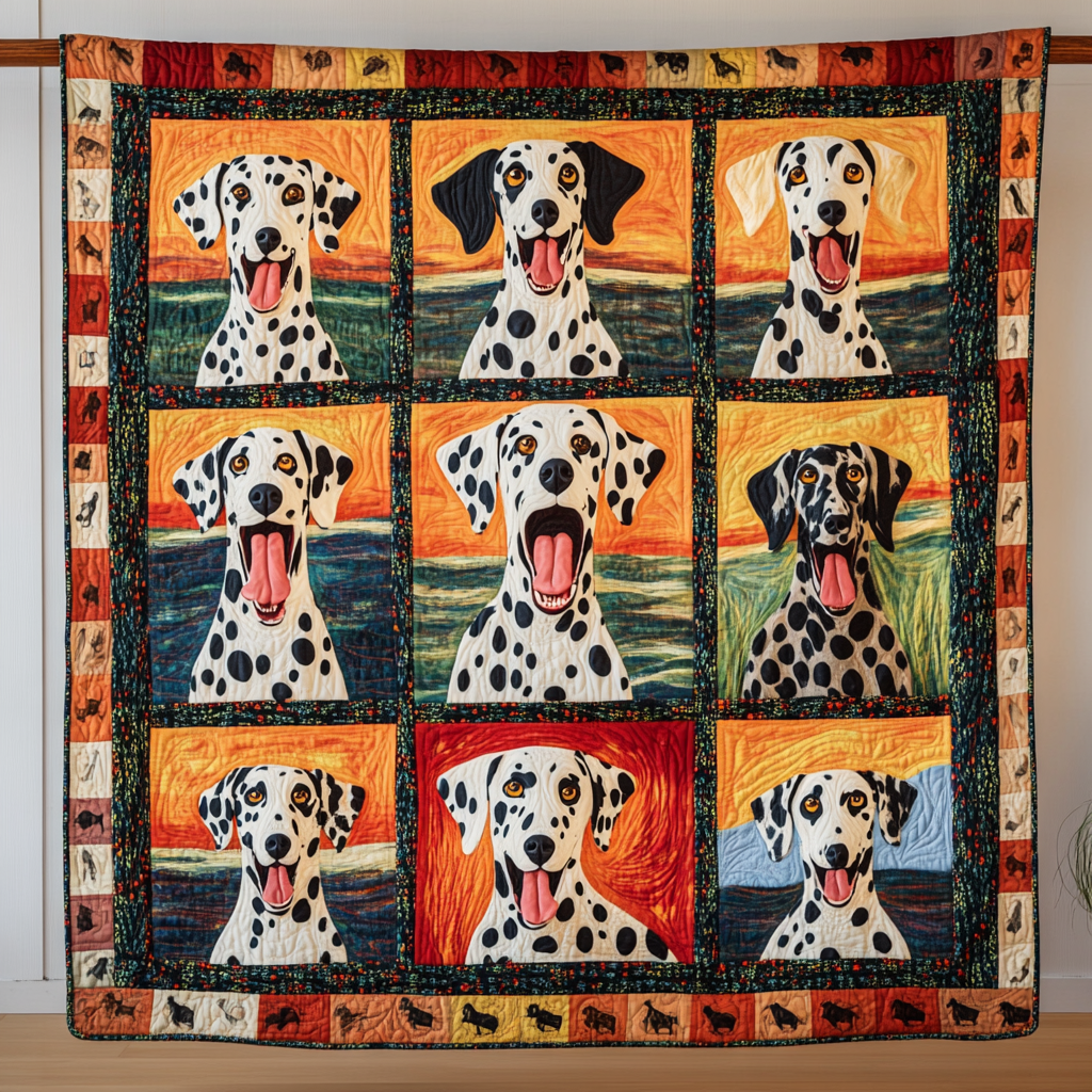 Dalmatian Shock WN2509098CL Quilt