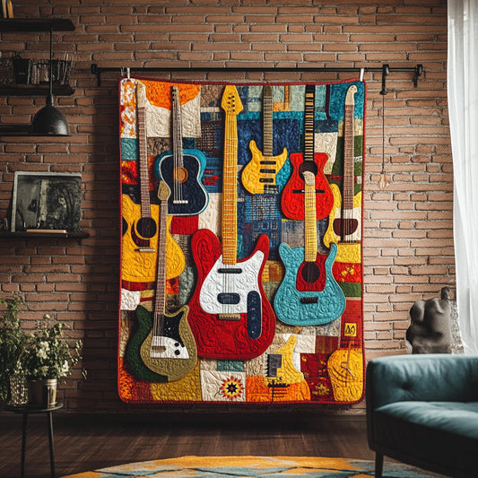 Colorful Guitar WU1211019CL Quilt