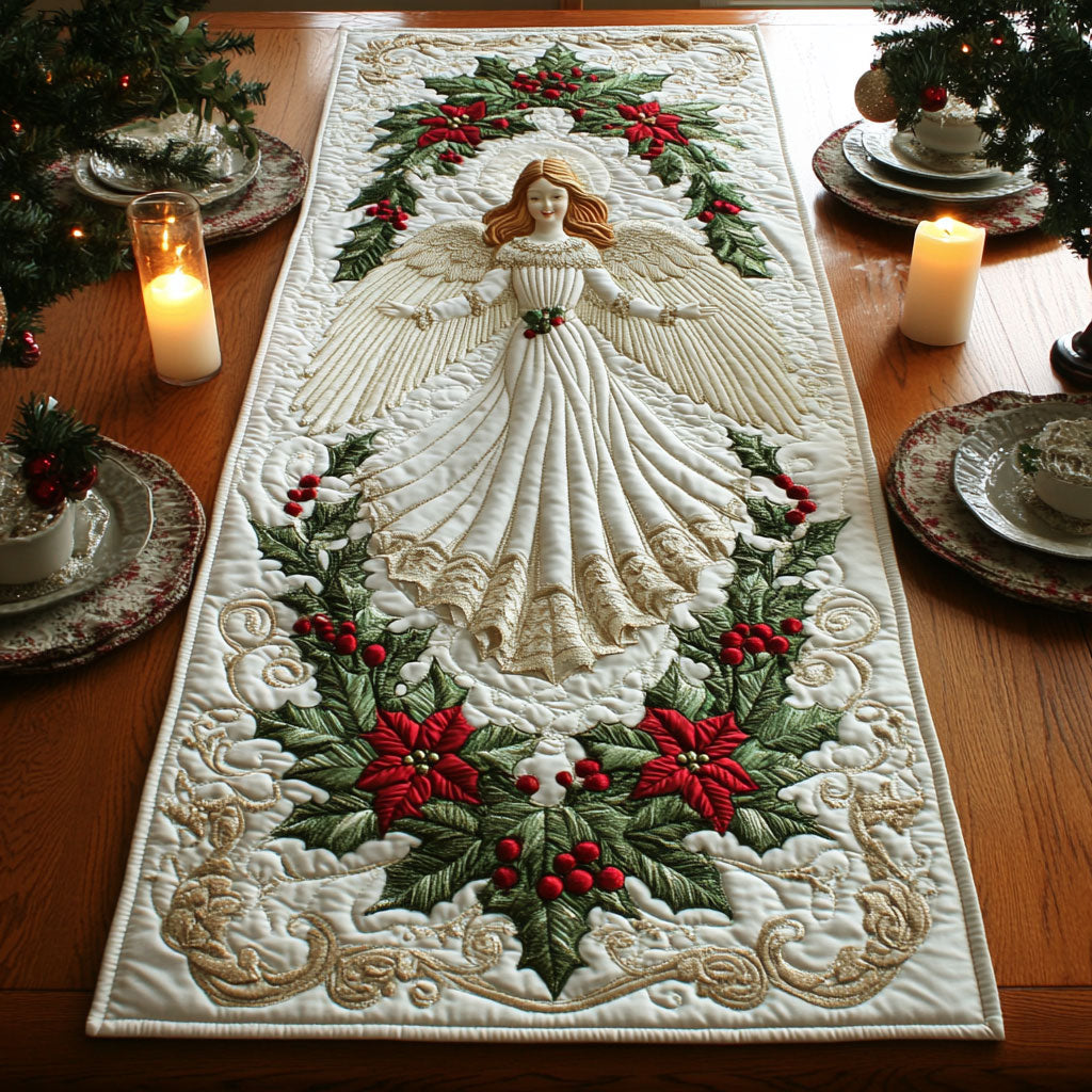 Graceful Angel CW1510020CL Quilted Table Runner – Cozzyhomes