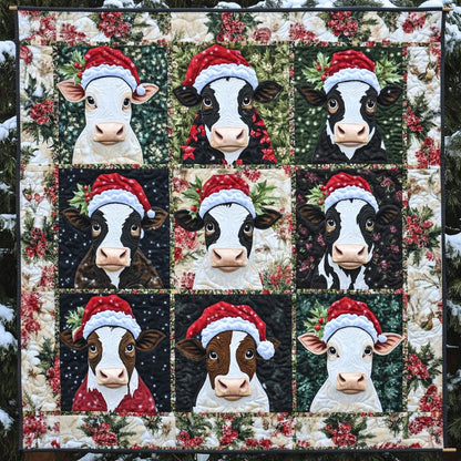 Cow Christmas WT0810013CL Quilt