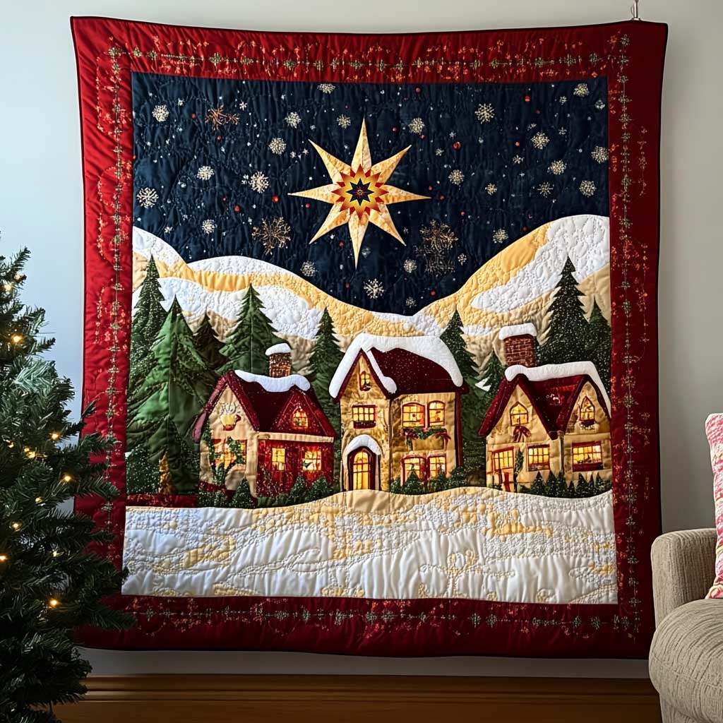 Christmas Magical Evening WN0710067CL Quilt