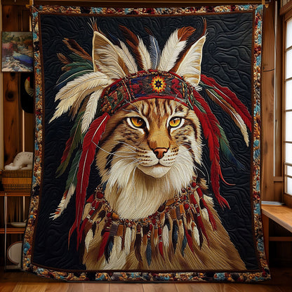 Native American Cat WY2911010CL Quilt