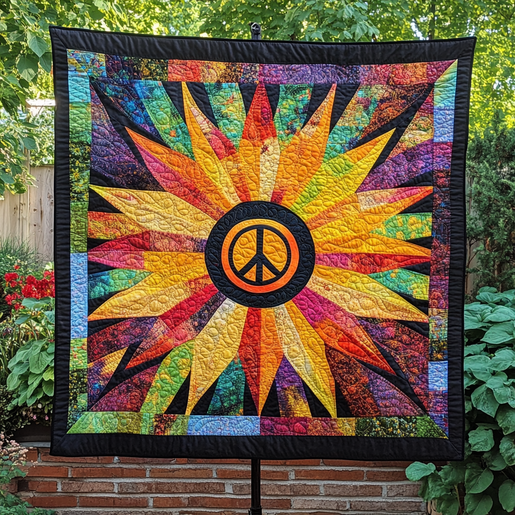Sunflower Hippie XR2309009CL Quilt