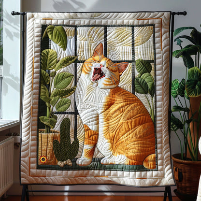 Yawning Cat WJ2410022CL Quilt