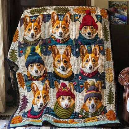 Cute Corgi WJ1309002CL Quilt